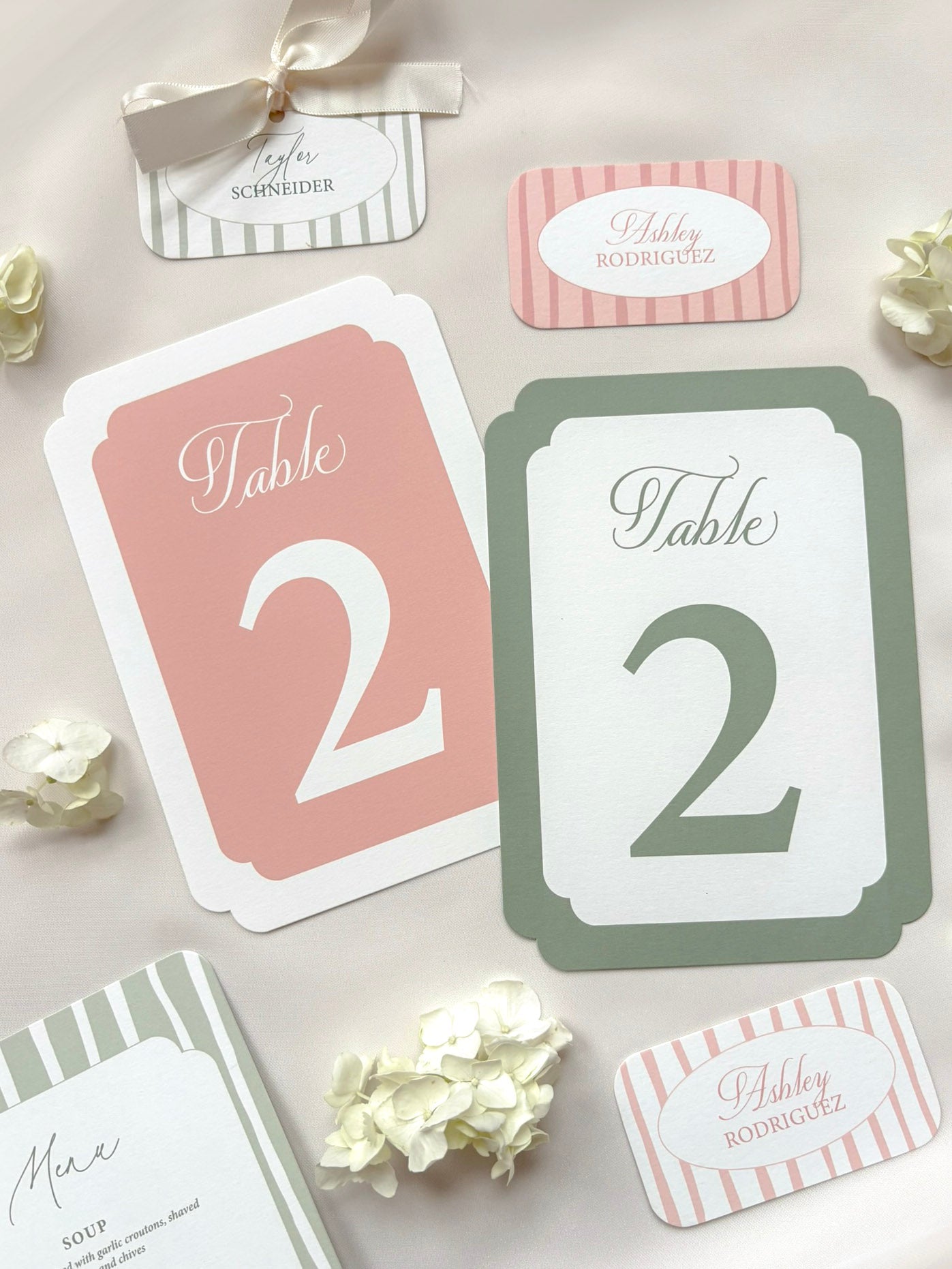 Pretty Pastels Floral Invitation Suite