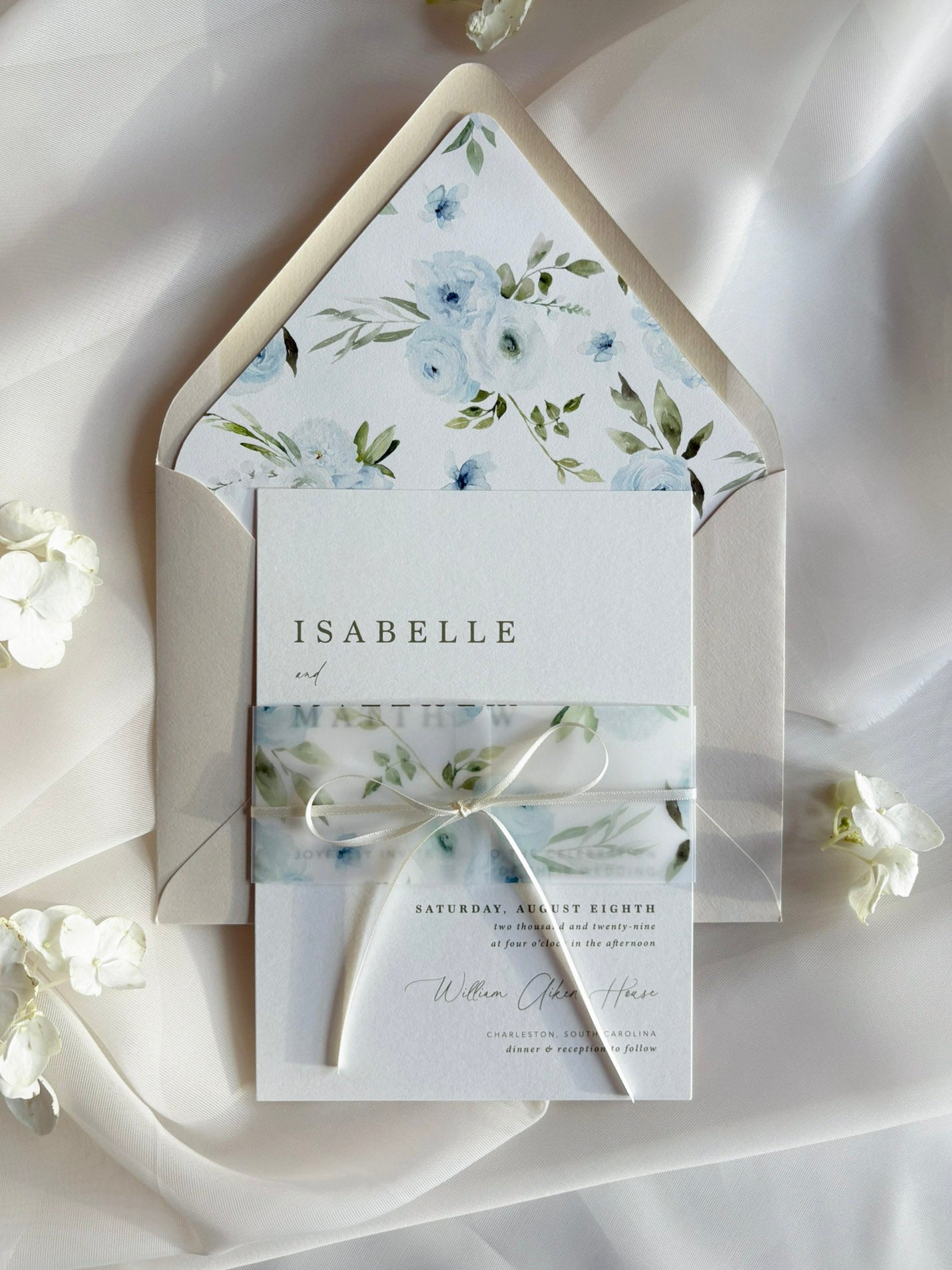 Sweet Blues Envelope Liner