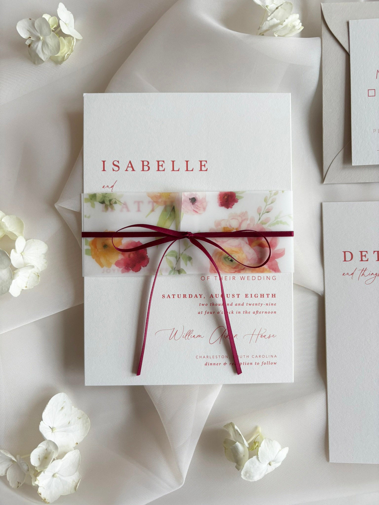 Summer Romance Invitation Suite