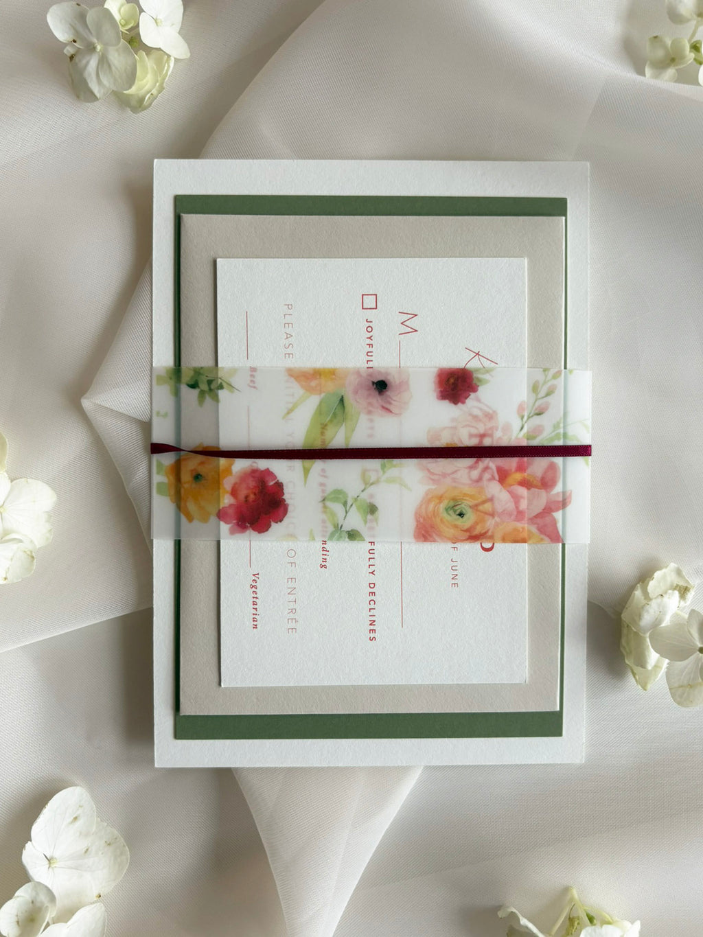 Summer Romance Invitation Suite