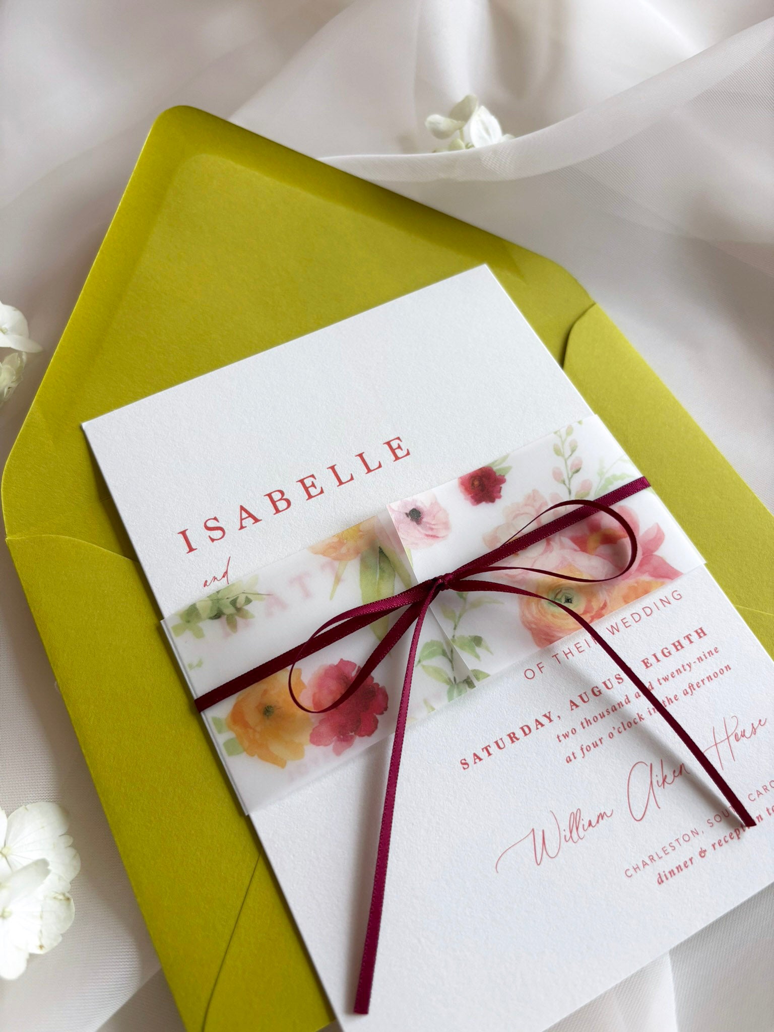 Summer Romance Invitation Suite