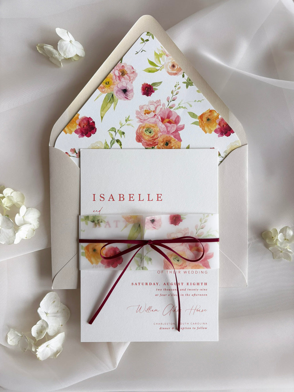 Summer Romance Envelope Liner