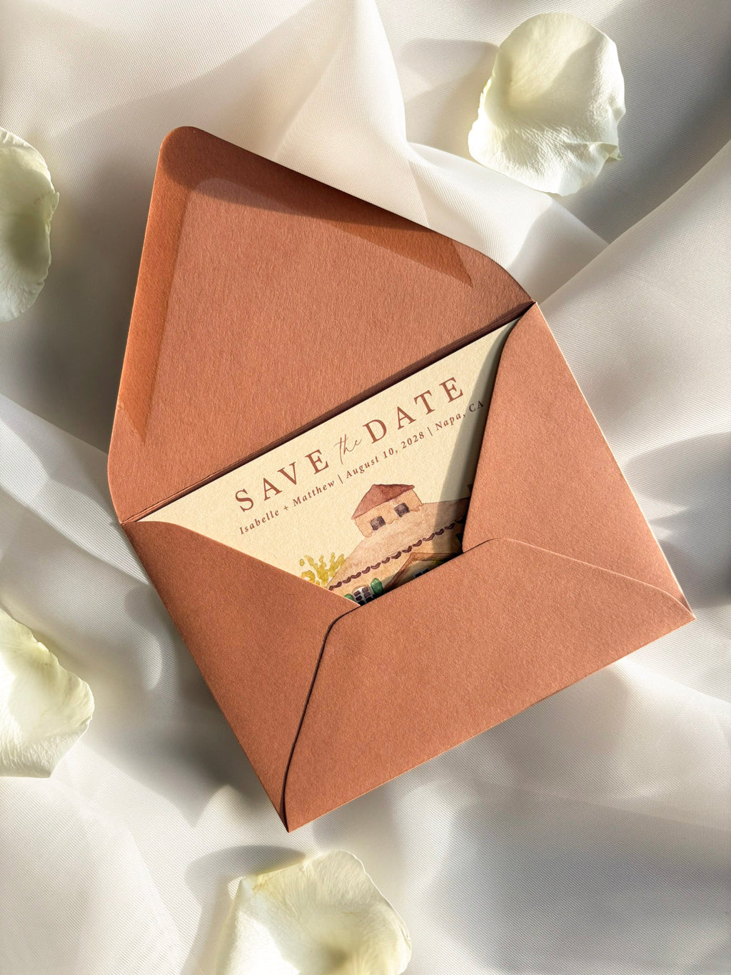 Venue Watercolor Save-the-Date