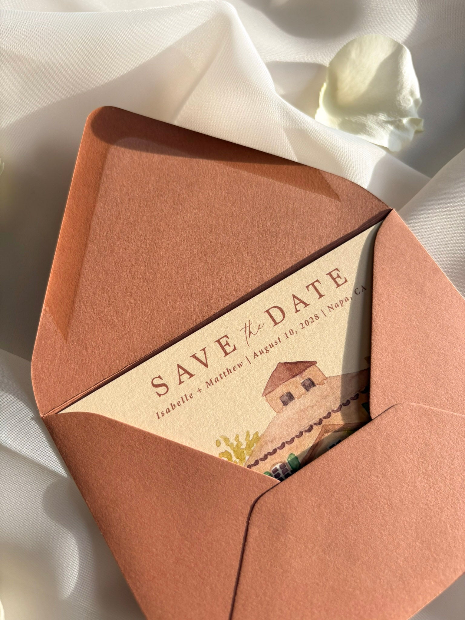 Venue Watercolor Save-the-Date