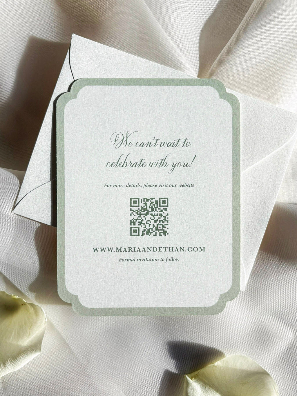 Pretty Pastels Double Round Save-the-Date