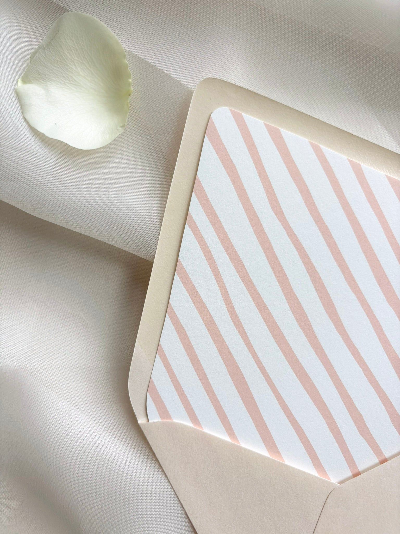 Peach Stripes Envelope Liner