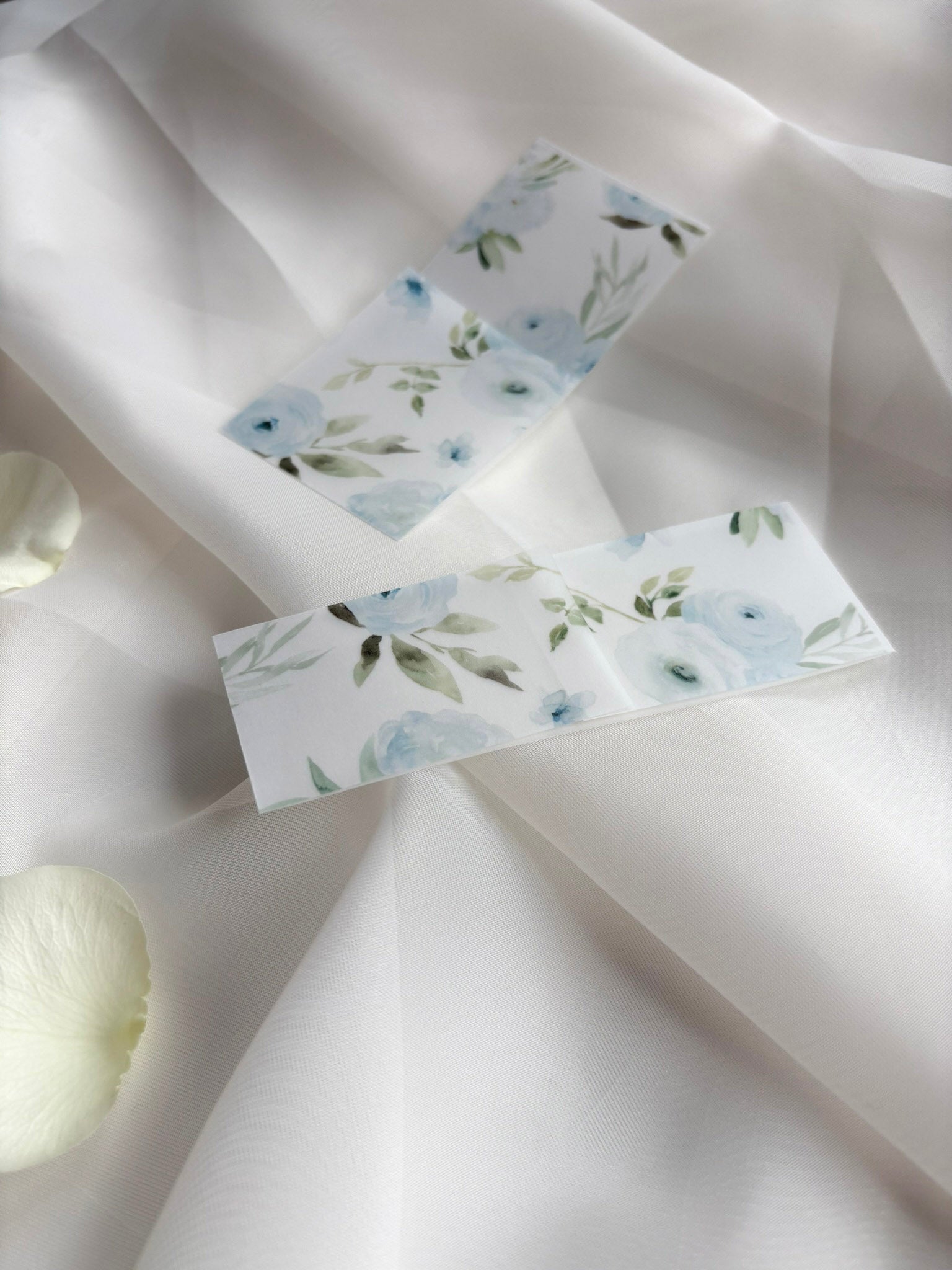 Sweet Blues Vellum Belly Band