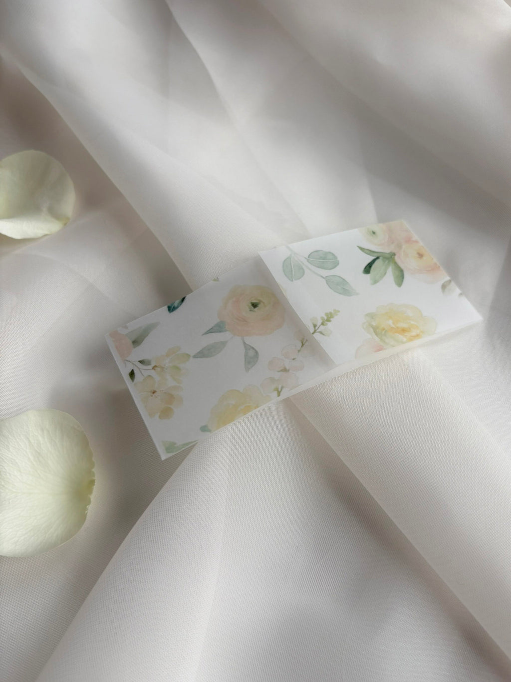 Peaches and Greens Vellum Belly Band