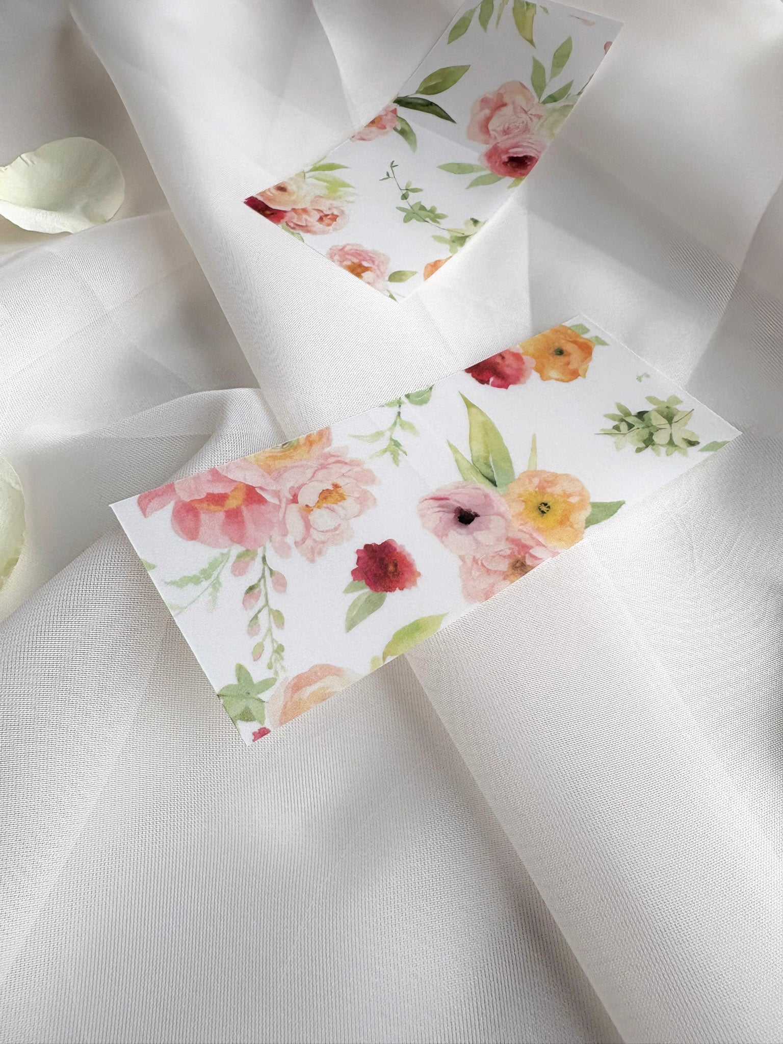 Summer Romance Vellum Belly Band