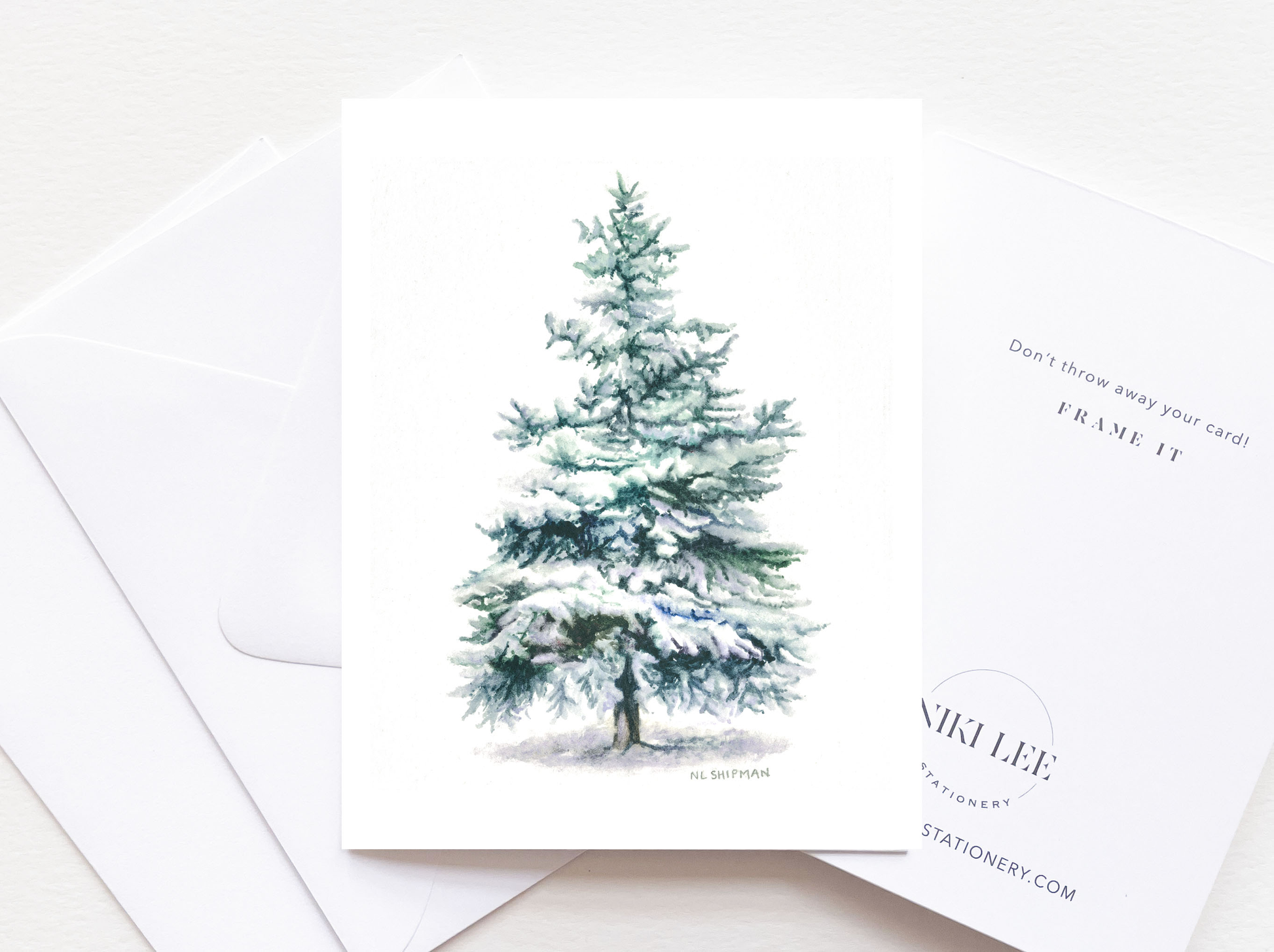 Evergreen Tree Card