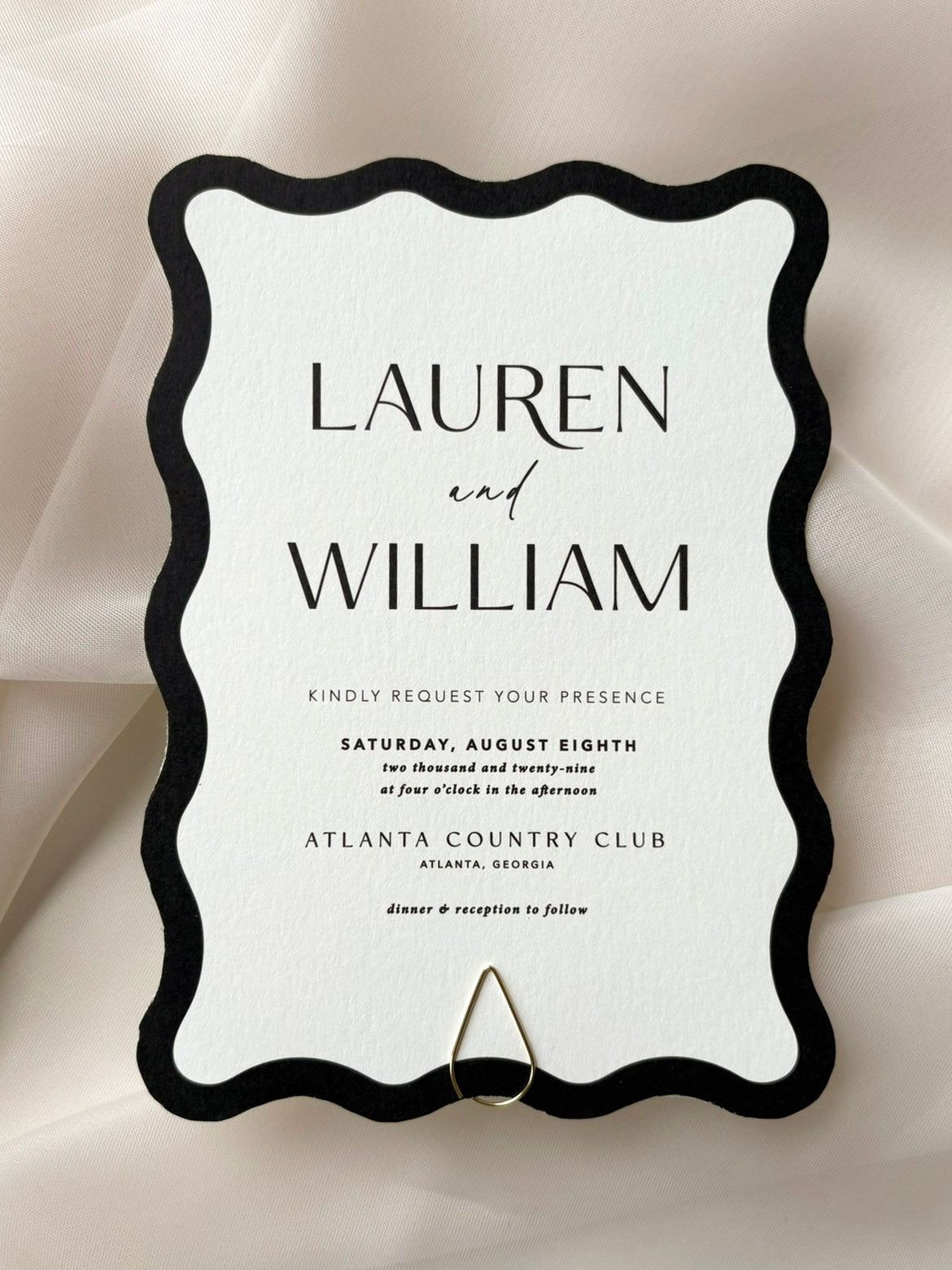 Modern Wave Invitation Suite