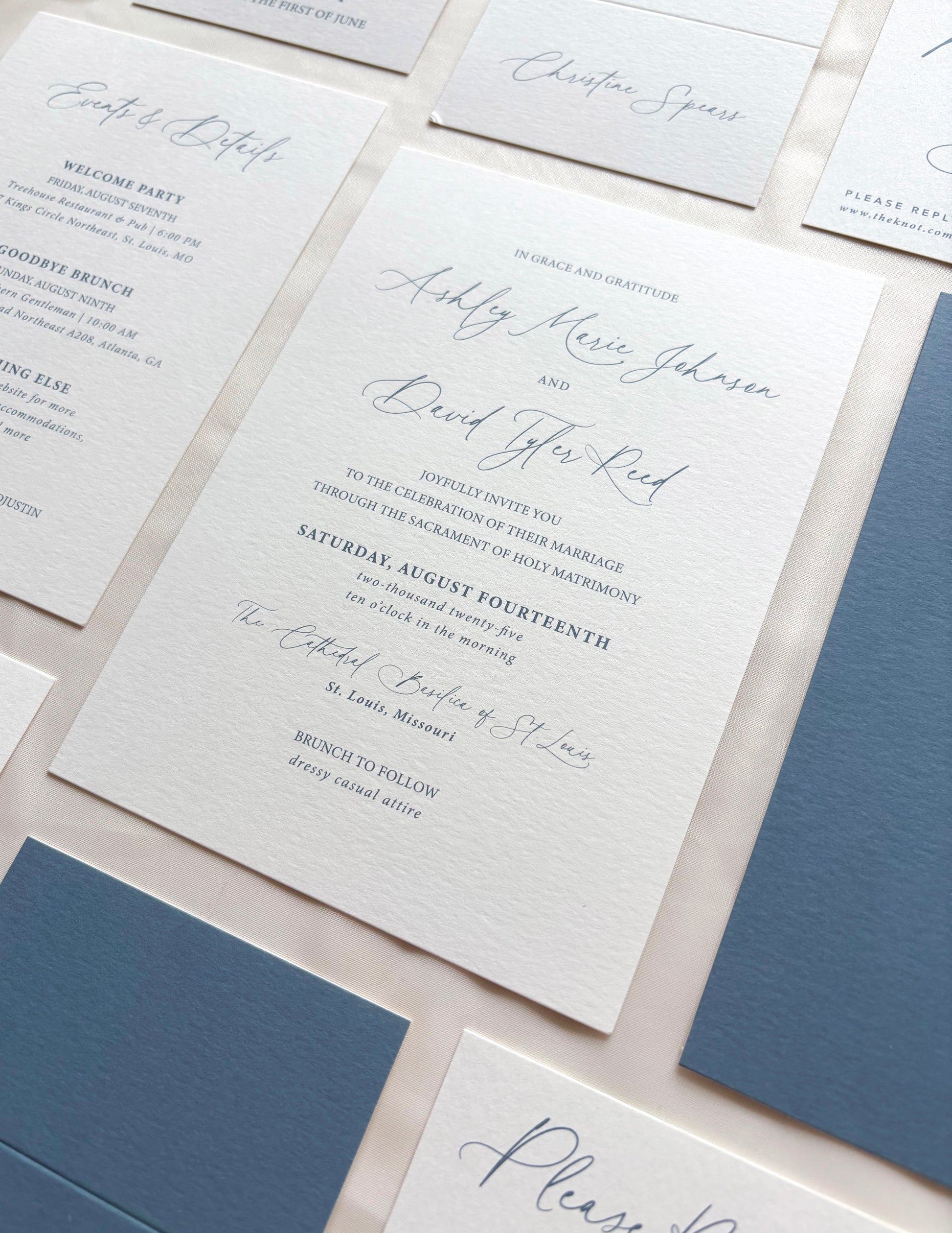 Sweet Script Invitation Suite
