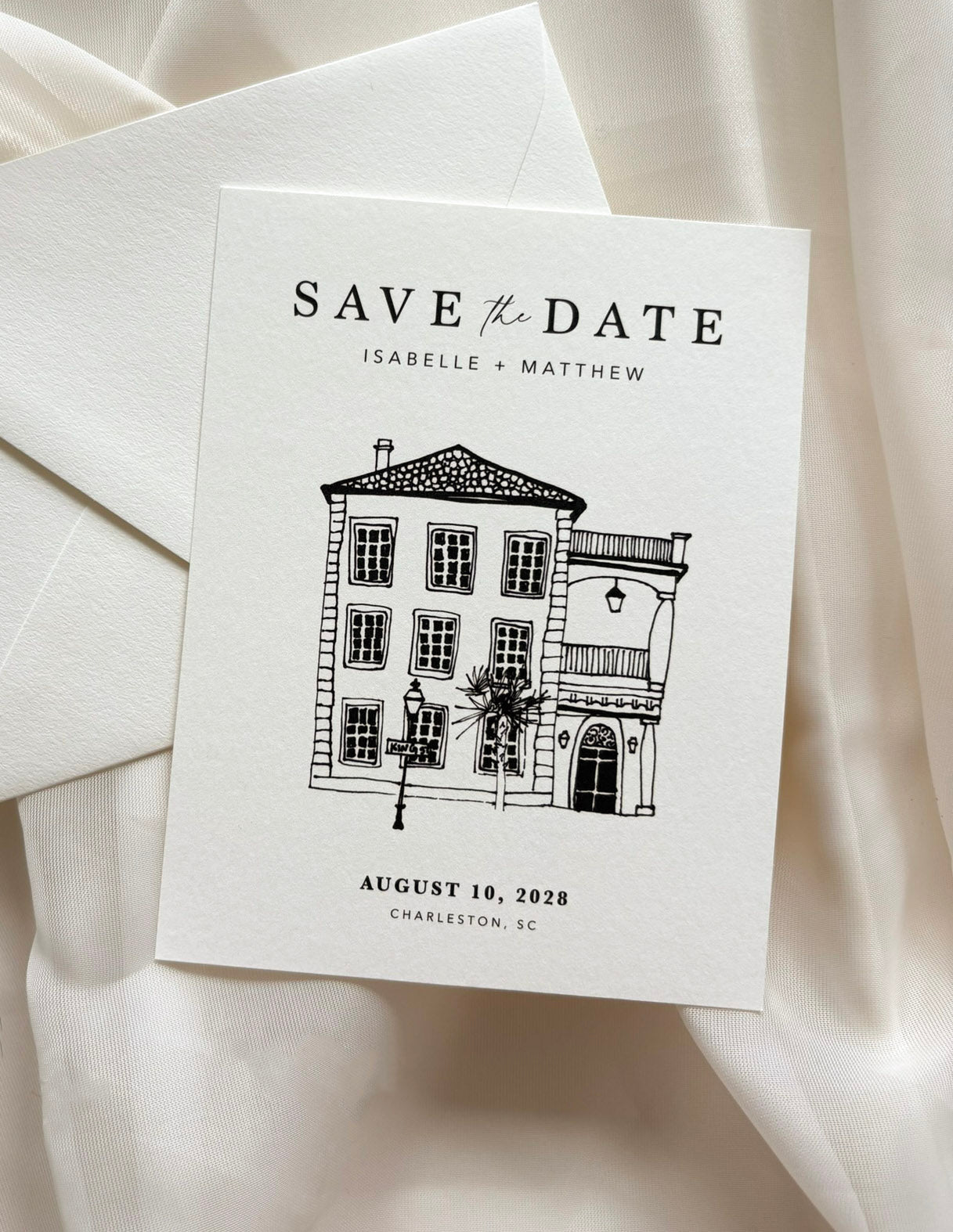 Venue Sketch Classic Save-the-Date