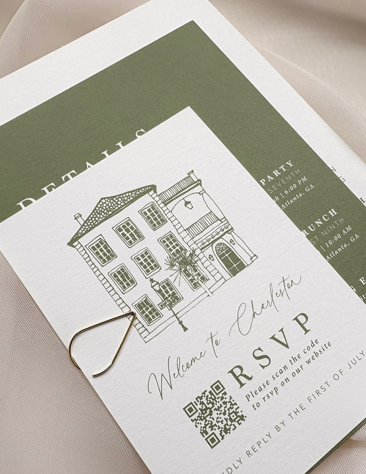 Modern Romance Invitation Suite
