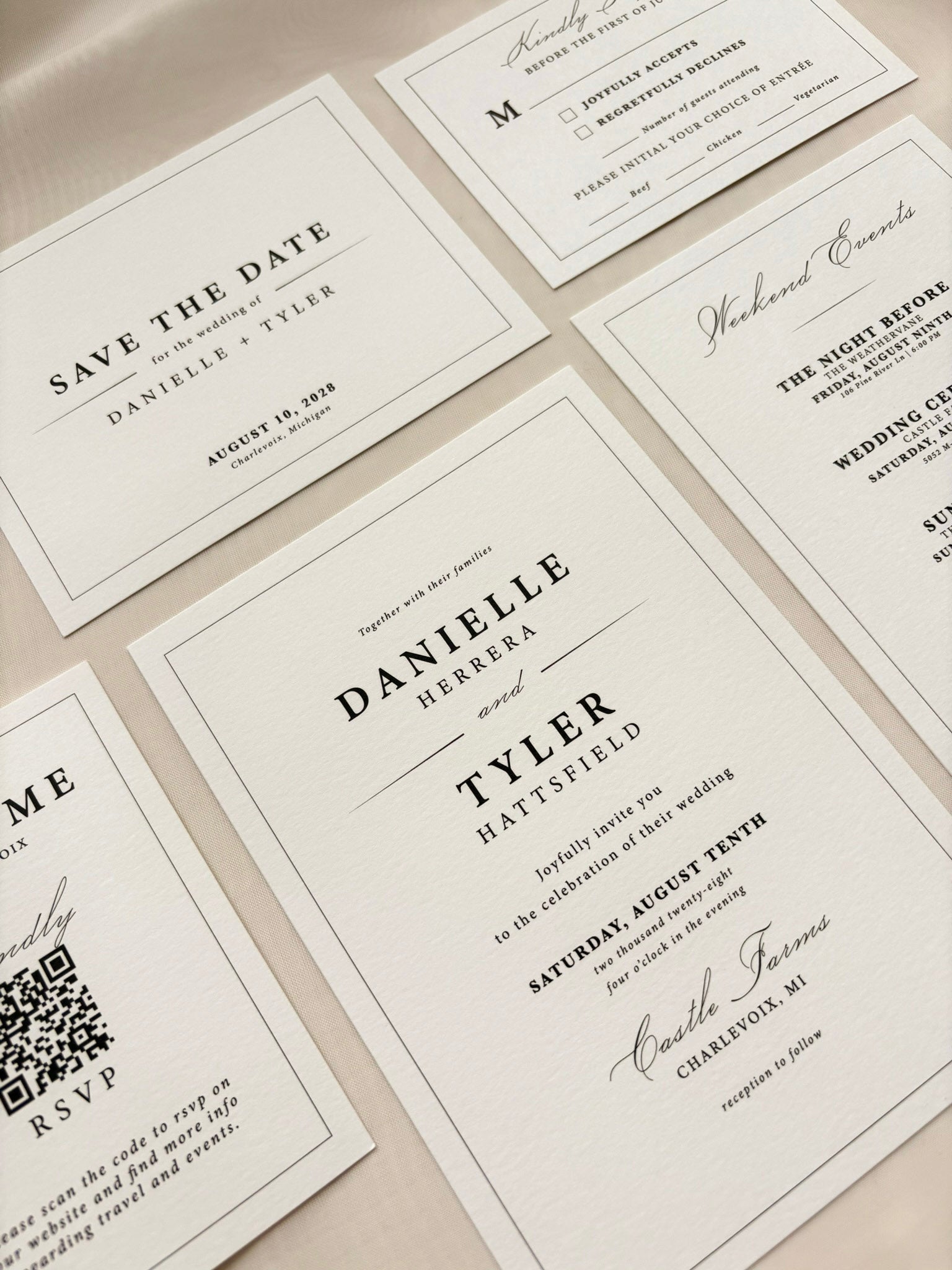 Classic Elegance Invitation Suite