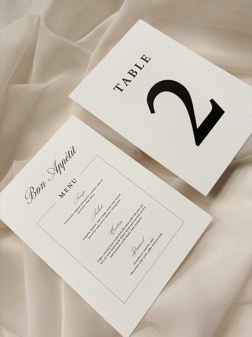 Classic Elegance Day-Of Stationery Set