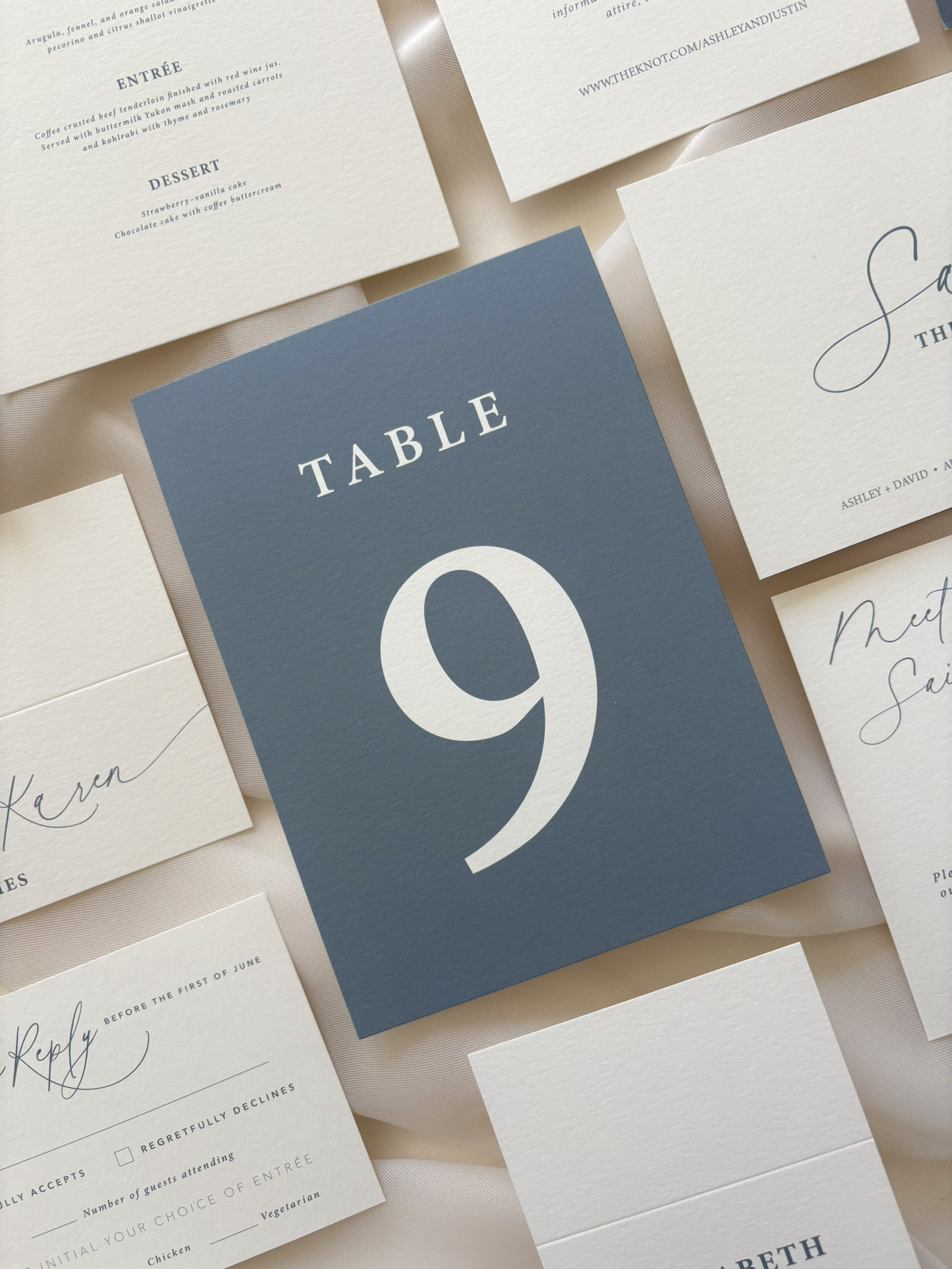 Sweet Script Day-Of Stationery Set