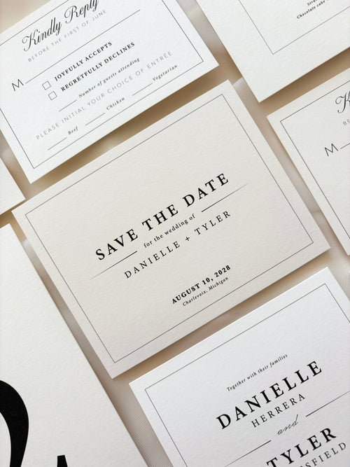 Classic Elegance Save-the-Date