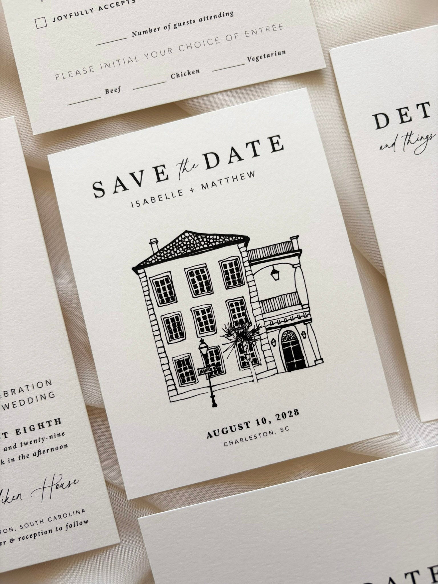 Venue Sketch Classic Save-the-Date
