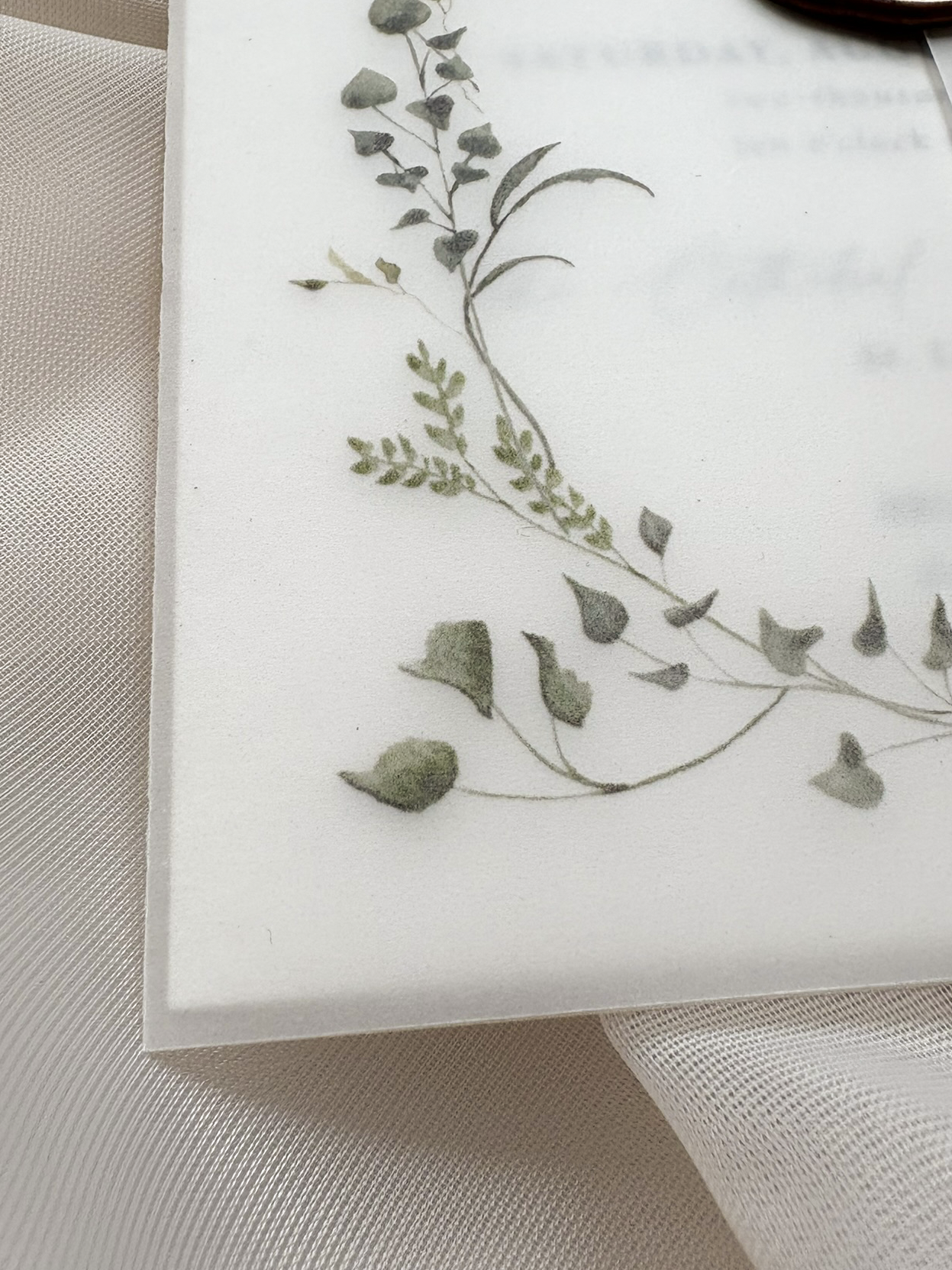 Sweet Greens Vellum Wrap